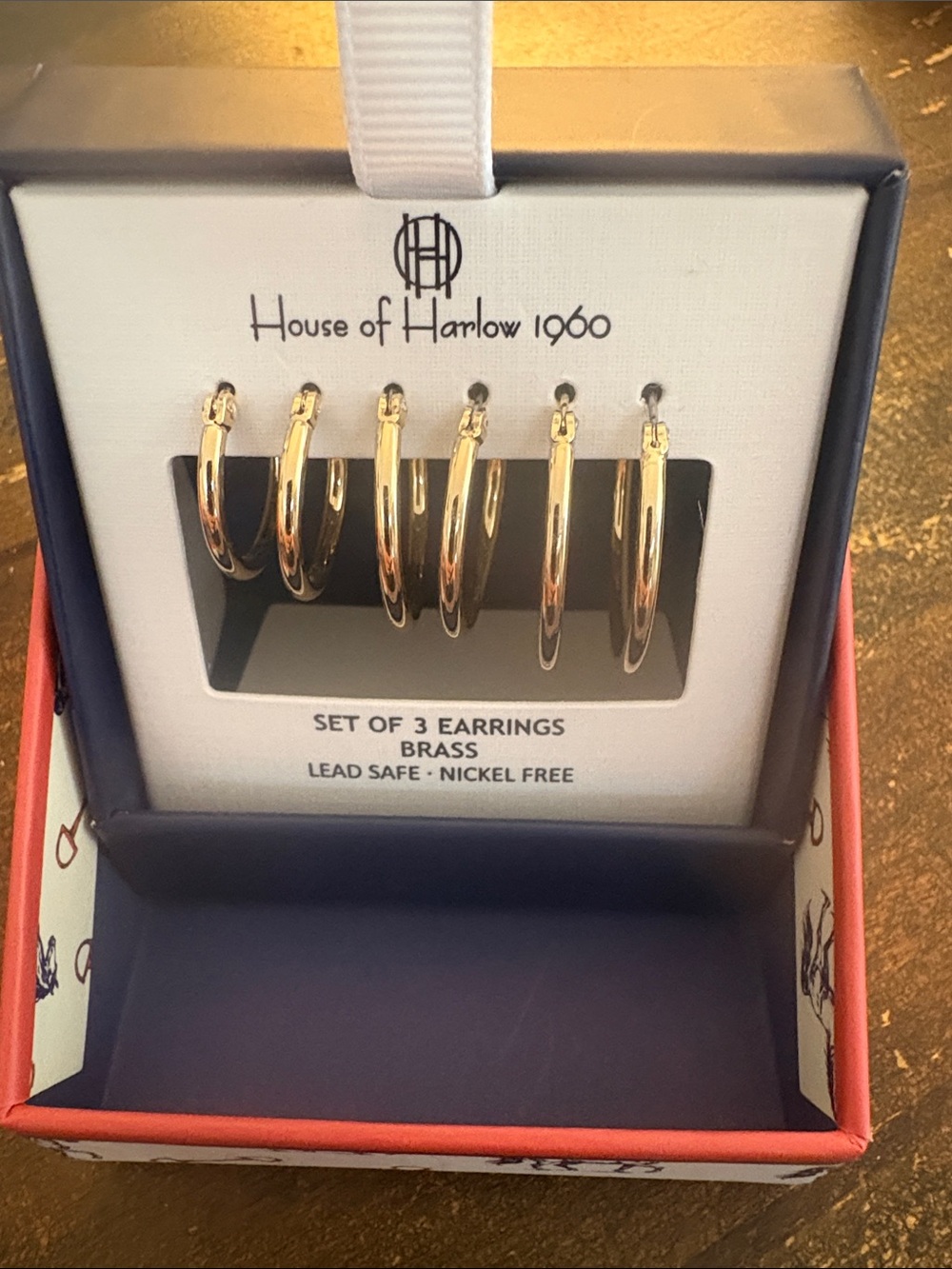House of Harlow 1960 set of 3 earrings